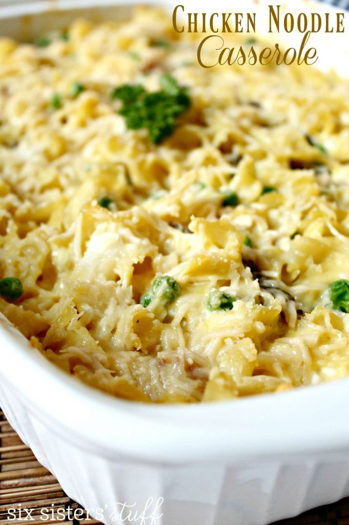 Chicken Casseroles With Noodles
 Easy Chicken and Noodle Casserole Six Sisters Stuff
