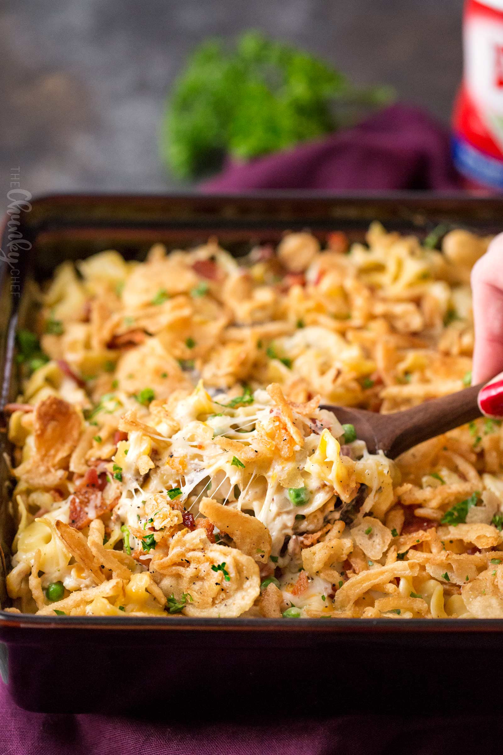 Chicken Casseroles With Noodles
 Loaded Cheesy Chicken Noodle Casserole The Chunky Chef
