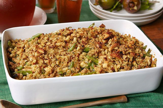 Chicken Green Bean Stuffing Casserole
 The green bean casserole just upped the ante You ll like