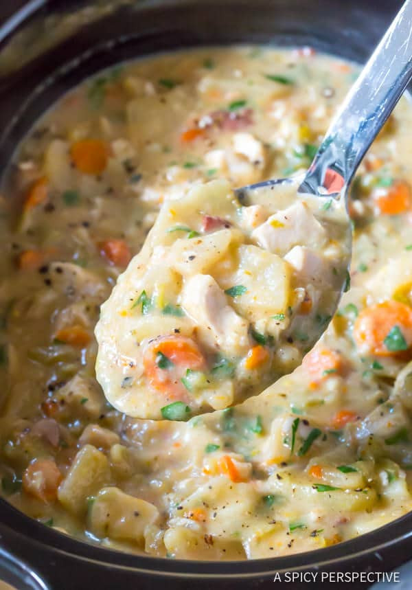 Chicken Potato Soup Slow Cooker
 Healthy Slow Cooker Chicken Potato Soup Page 2 of 2 A