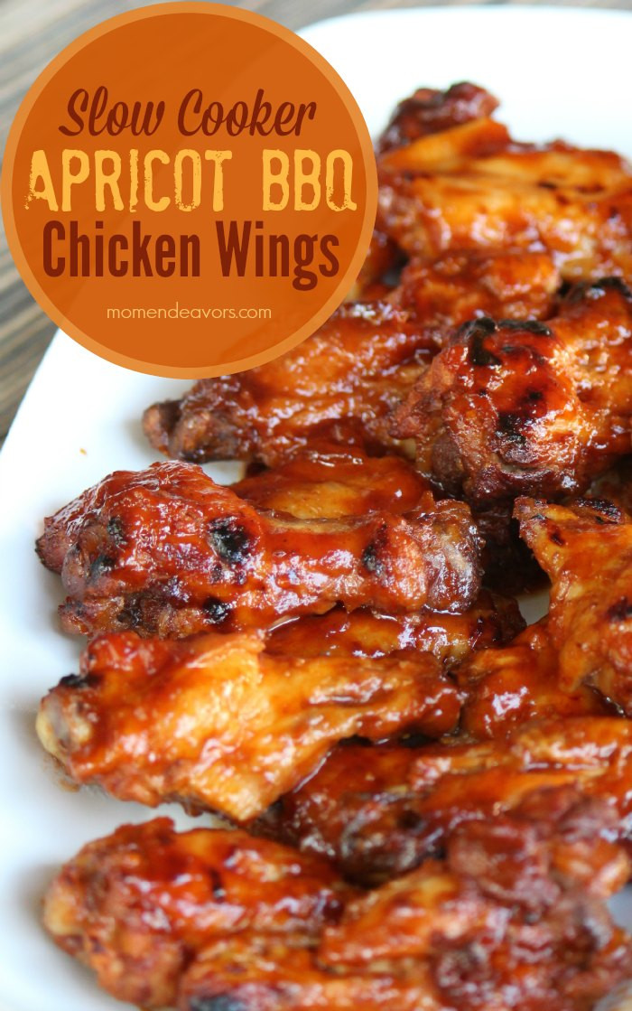 Chicken Wings Slow Cooker
 Slow Cooker Apricot BBQ Chicken Wings Tailgating Recipes