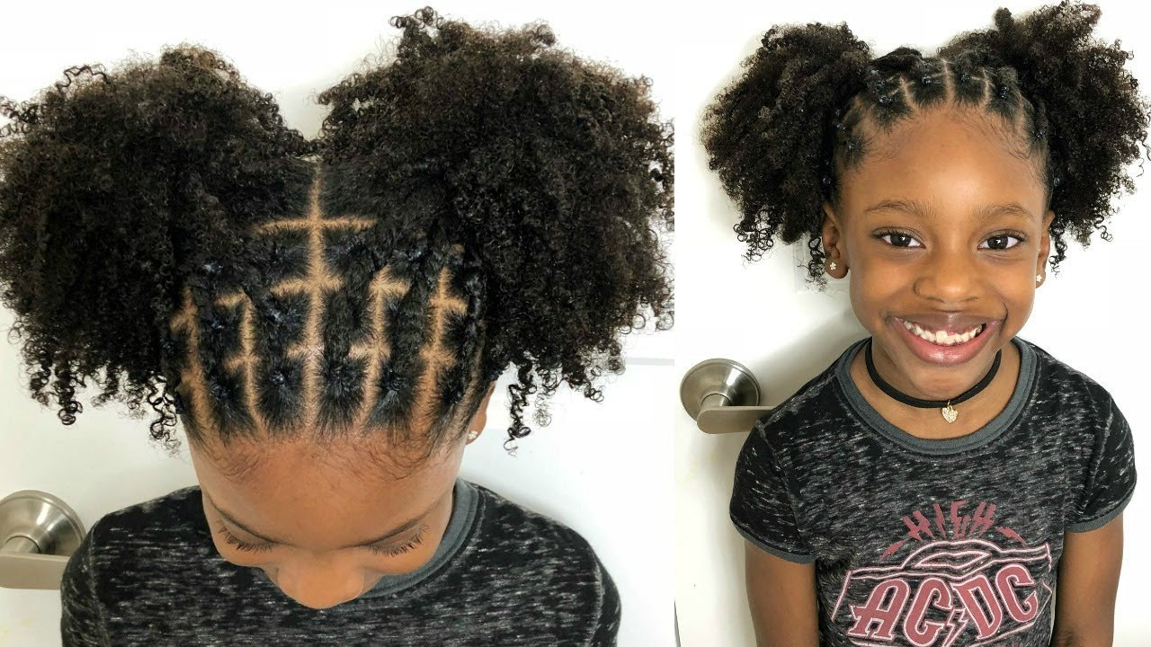 Child Natural Hairstyles
 KIDS NATURAL HAIRSTYLES Rubber Band Protective Style on