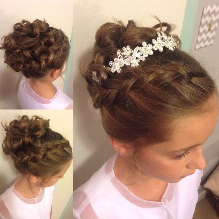 Child Wedding Hairstyles
 Little girl updo Wedding hairstyle Instagram