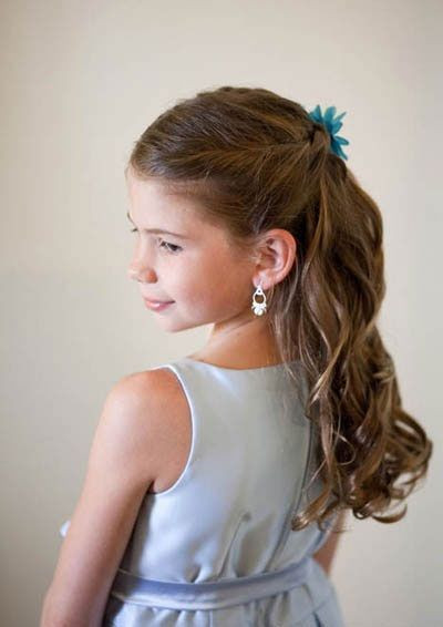 Child Wedding Hairstyles
 96 best images about Angelice s munion ideas on