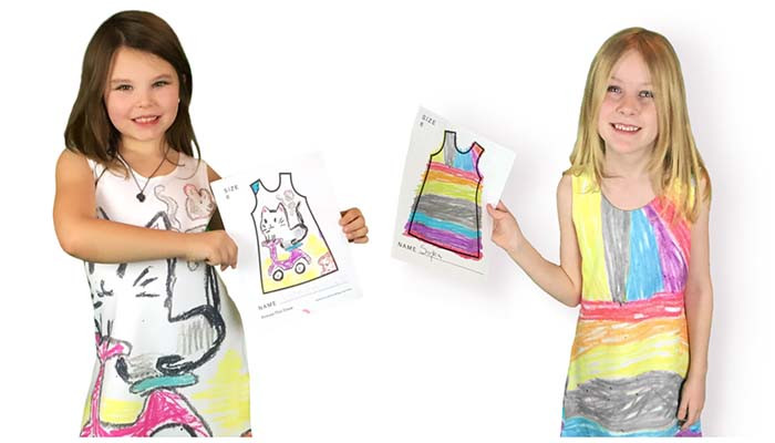 Children Fashion Designers
 Picture This Lets Your Kid Design Her Own Dresses