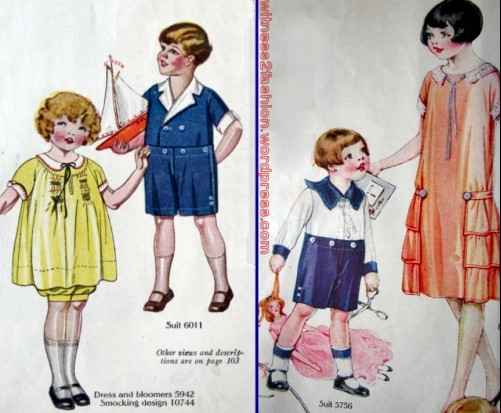 Children Fashion In The 1920S
 children’s clothing 1920s