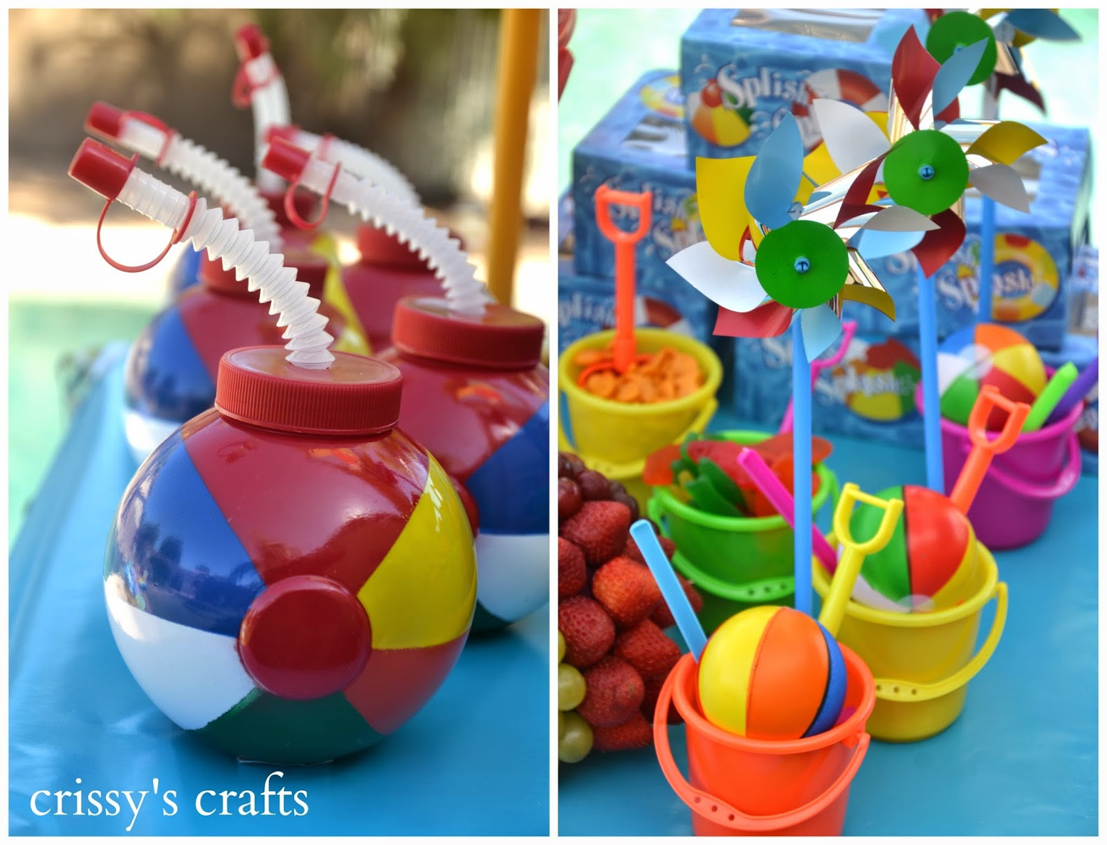 Children Pool Party Ideas
 Crissy s Crafts Pool Party Summer 2014