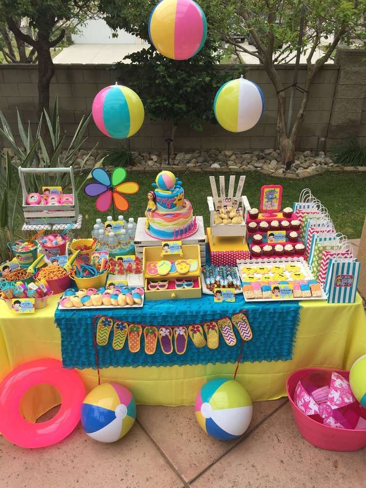 Children Pool Party Ideas
 Swimming Pool Summer Party Summer Party Ideas