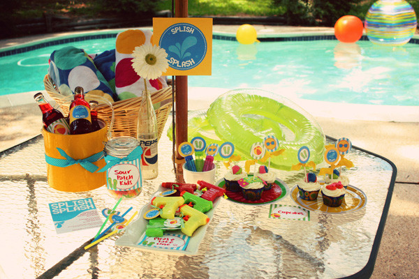 Children Pool Party Ideas
 Rose Gold Blog Hawaiian Summer Pool Party Ideas