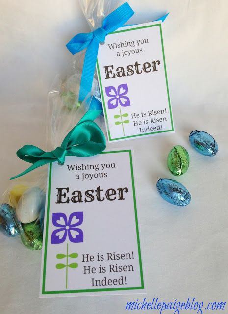 Christian Easter Party Ideas For Kids
 michelle paige Easter Favors for Teachers Friends and