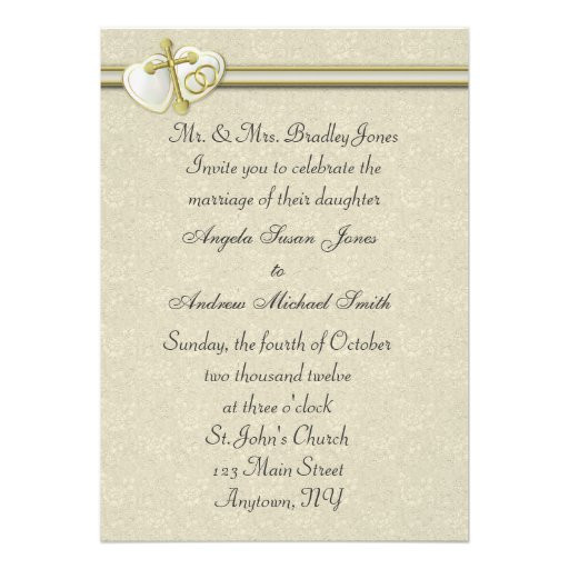 Christian Wedding Invitation
 Christian Wedding Invitation 5" X 7" Invitation Card