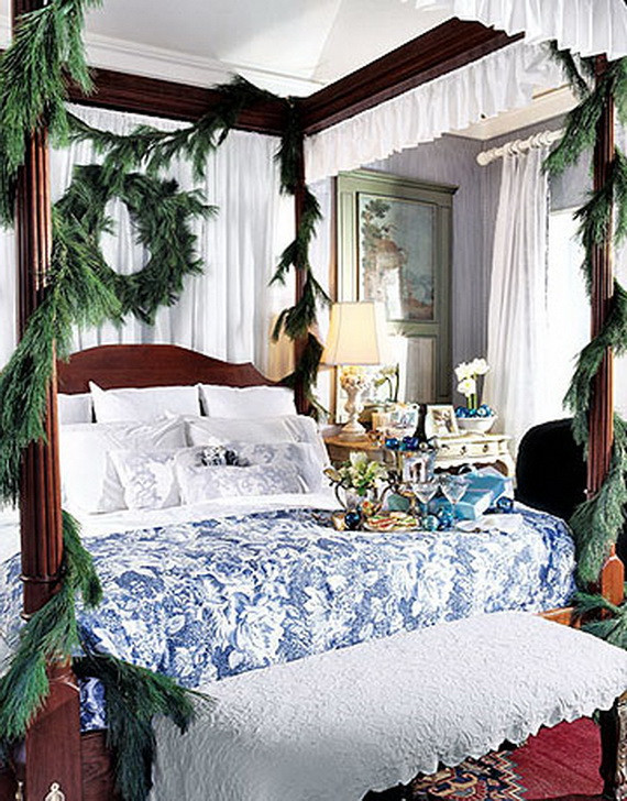 Christmas Decorations For Bedroom
 Elegant Interior Theme Christmas Bedroom Decorating Ideas