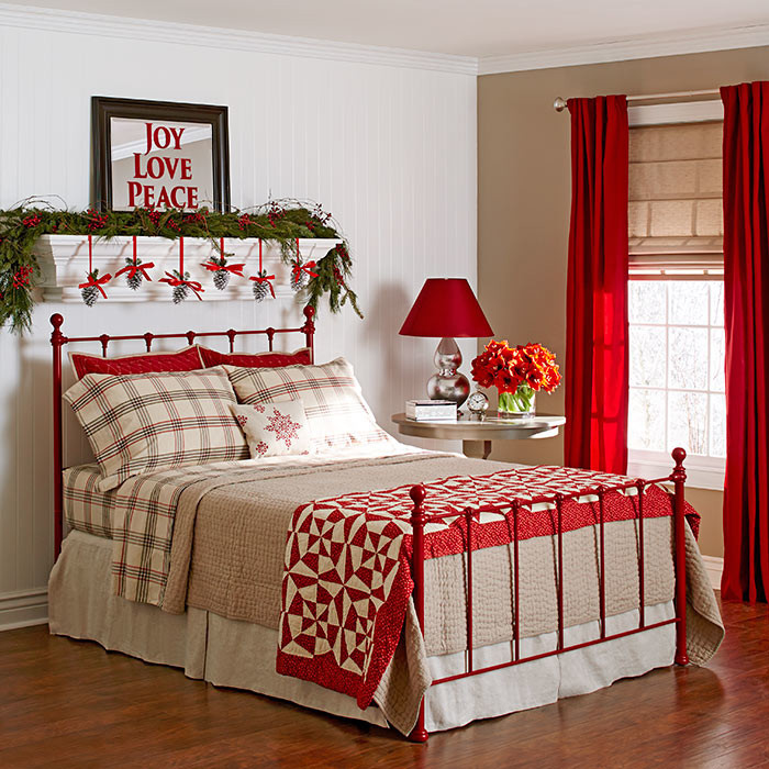 Christmas Decorations For Bedroom
 10 Christmas Bedroom Decorating Ideas Inspirations