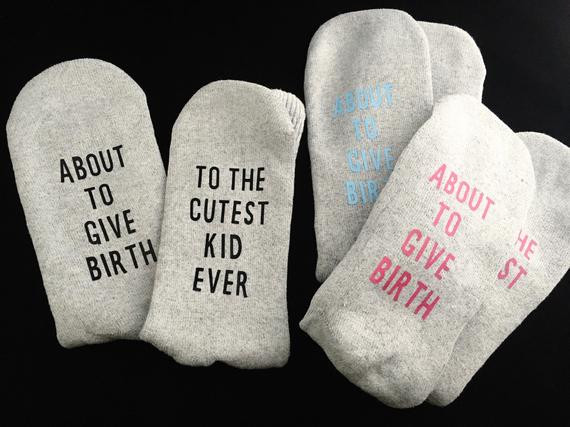 Christmas Gift Ideas For Expectant Mothers
 Expecting Socks Mothers Day Gift Pregnancy Announcement