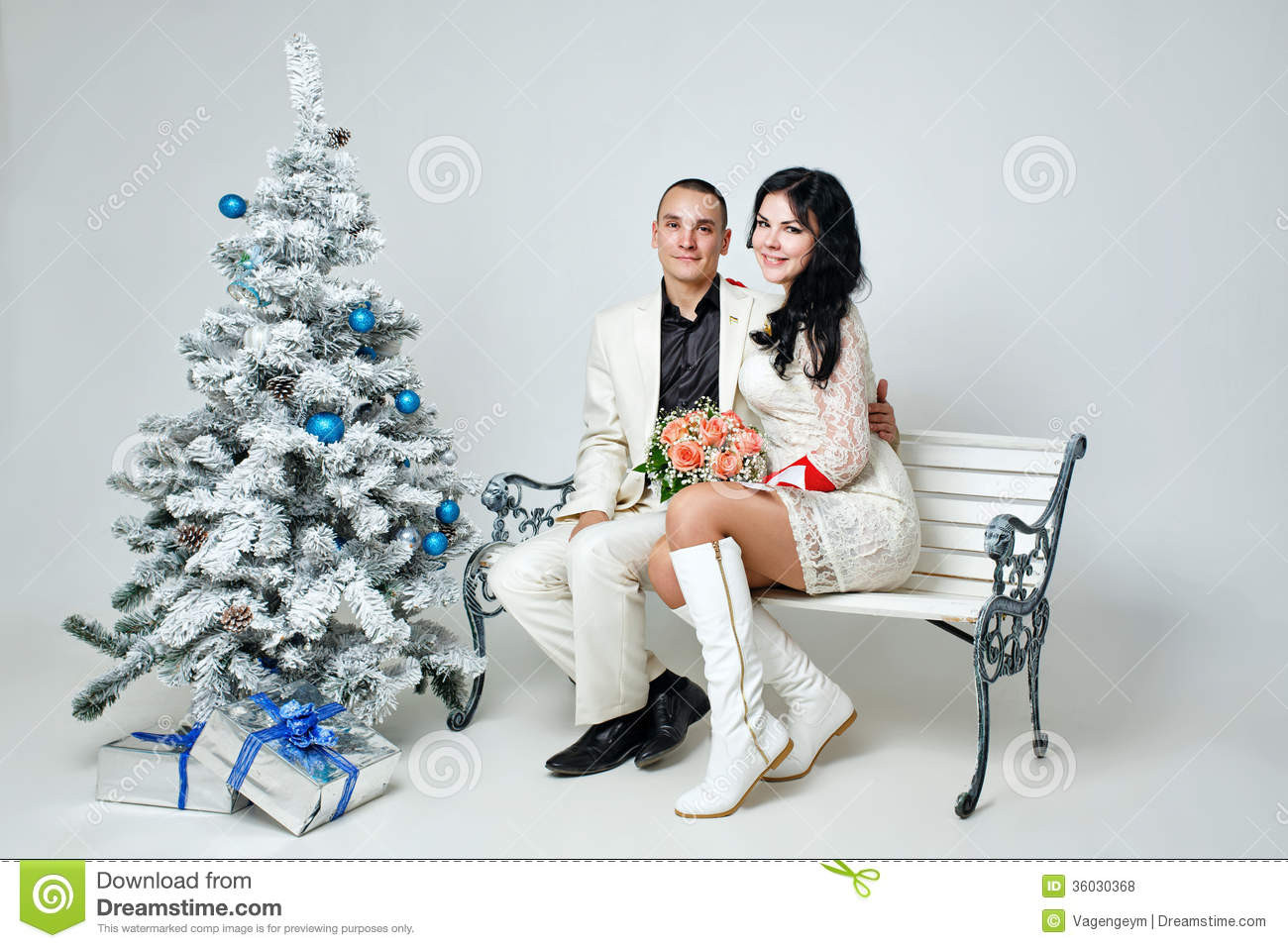 Christmas Gift Ideas Young Couple
 Couple And Christmas Royalty Free Stock s Image