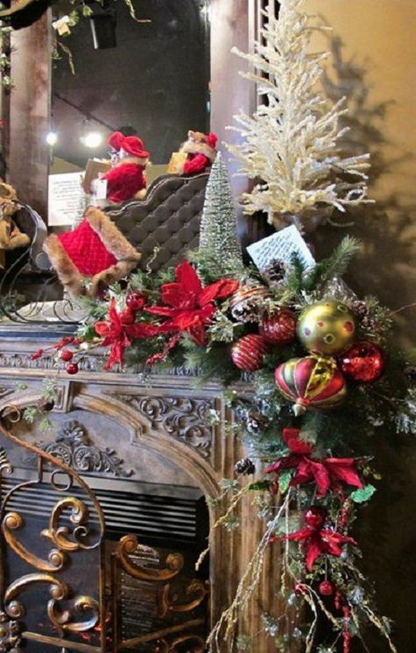 Christmas Swags For Fireplace
 Christmas Decorating Ideas for Mantels