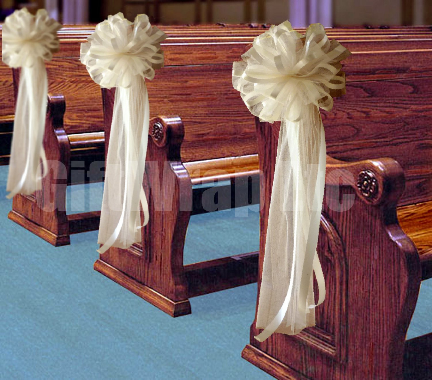 Church Wedding Decorations Ideas Pews
 1000 images about Pew Decorations on Pinterest
