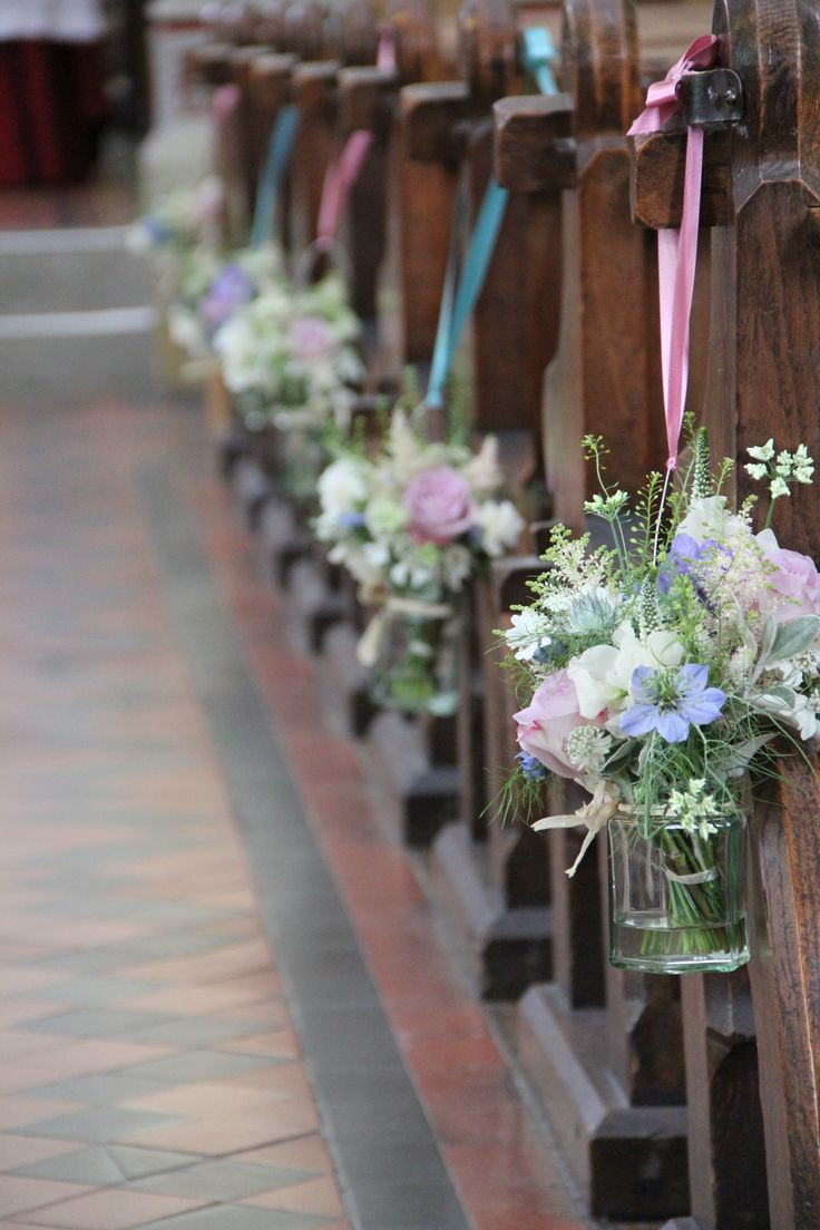 Church Wedding Decorations Ideas Pews
 691 best images about church pew & aisle ideas on