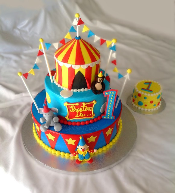 Circus Birthday Cake
 Circus Birthday Cake
