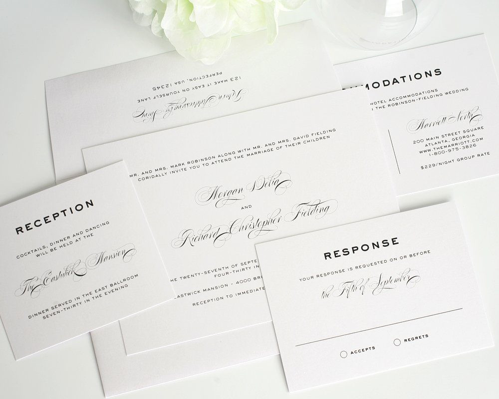 Classic Wedding Invitations
 2013 Collection – Page 6 – Wedding Invitations