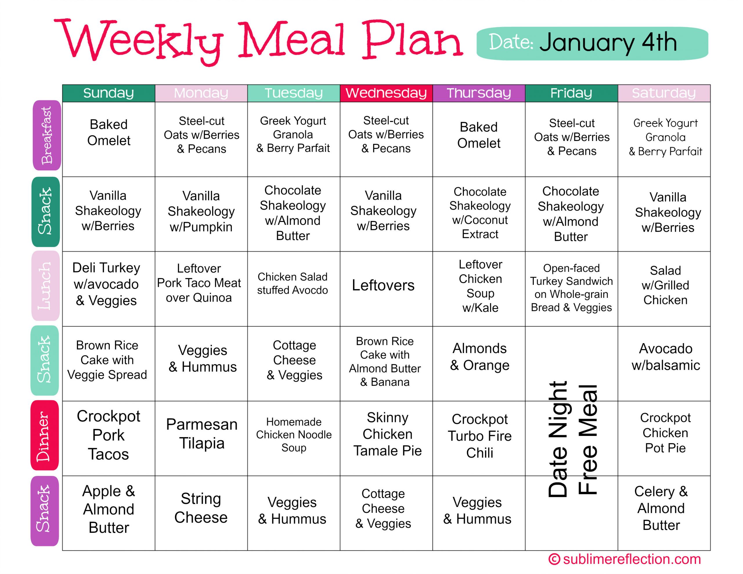 Clean Eating Diet Plan
 Transitioning Your Family to a Clean Eating Meal Plan