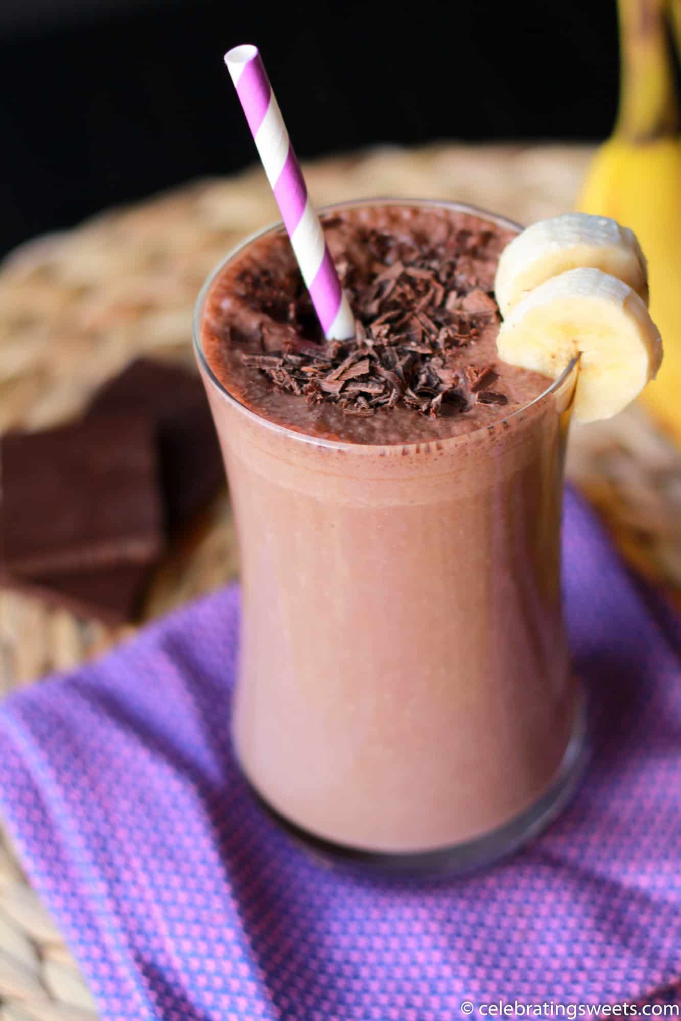 Cocoa Powder Smoothie
 Skinny Chocolate Peanut Butter Banana Smoothie