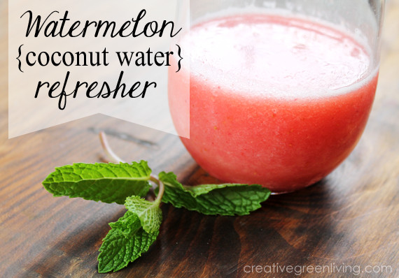 Coconut Water Smoothies Recipe
 Watermelon Coconut Water Refresher Smoothie Recipe