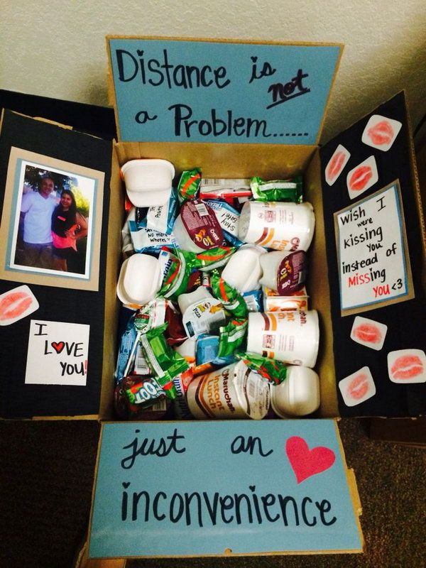 College Boyfriend Gift Ideas
 Kreative College Care Paket Ideen