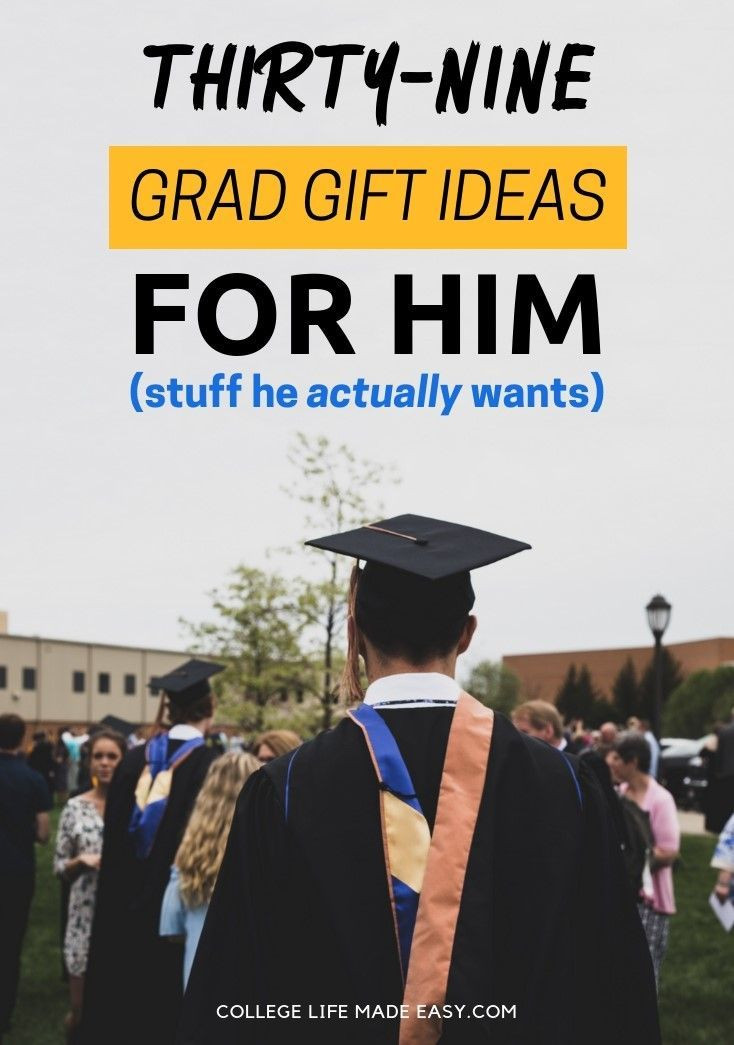 College Boyfriend Gift Ideas
 College Graduation Gifts for Him 39 Actually Unique