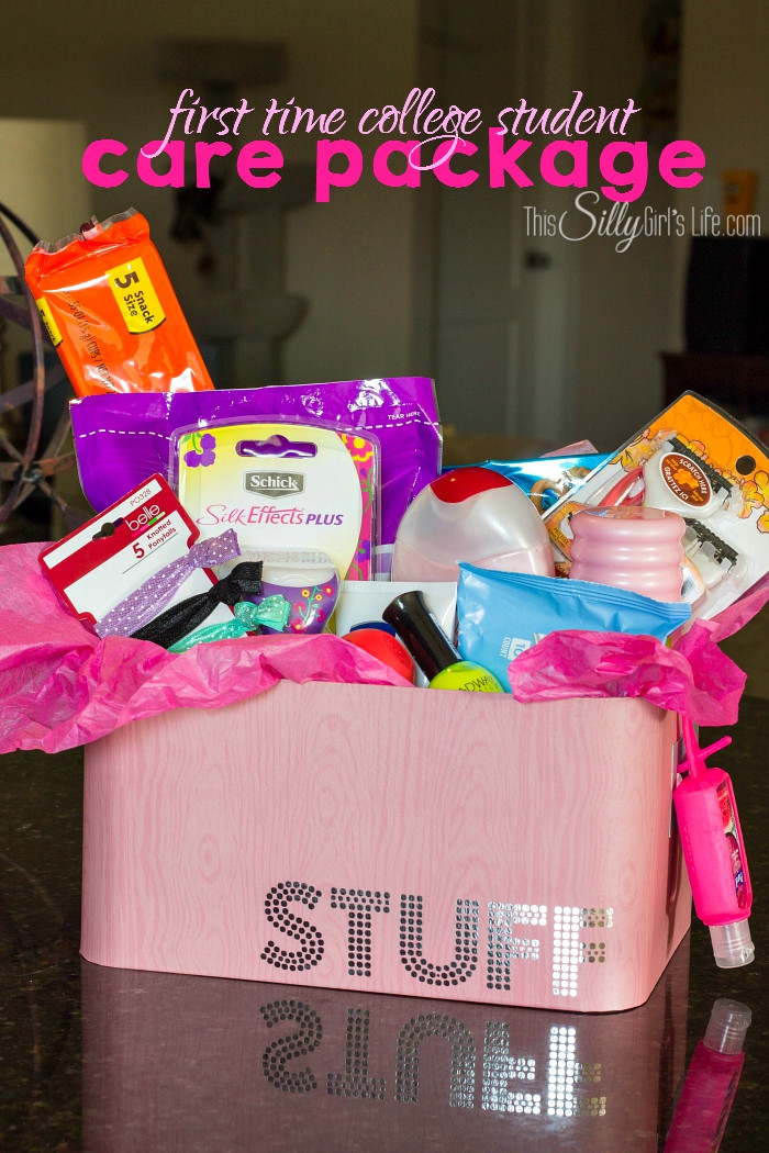 College Girlfriend Gift Ideas
 First Time College Student Care Package This Silly Girl