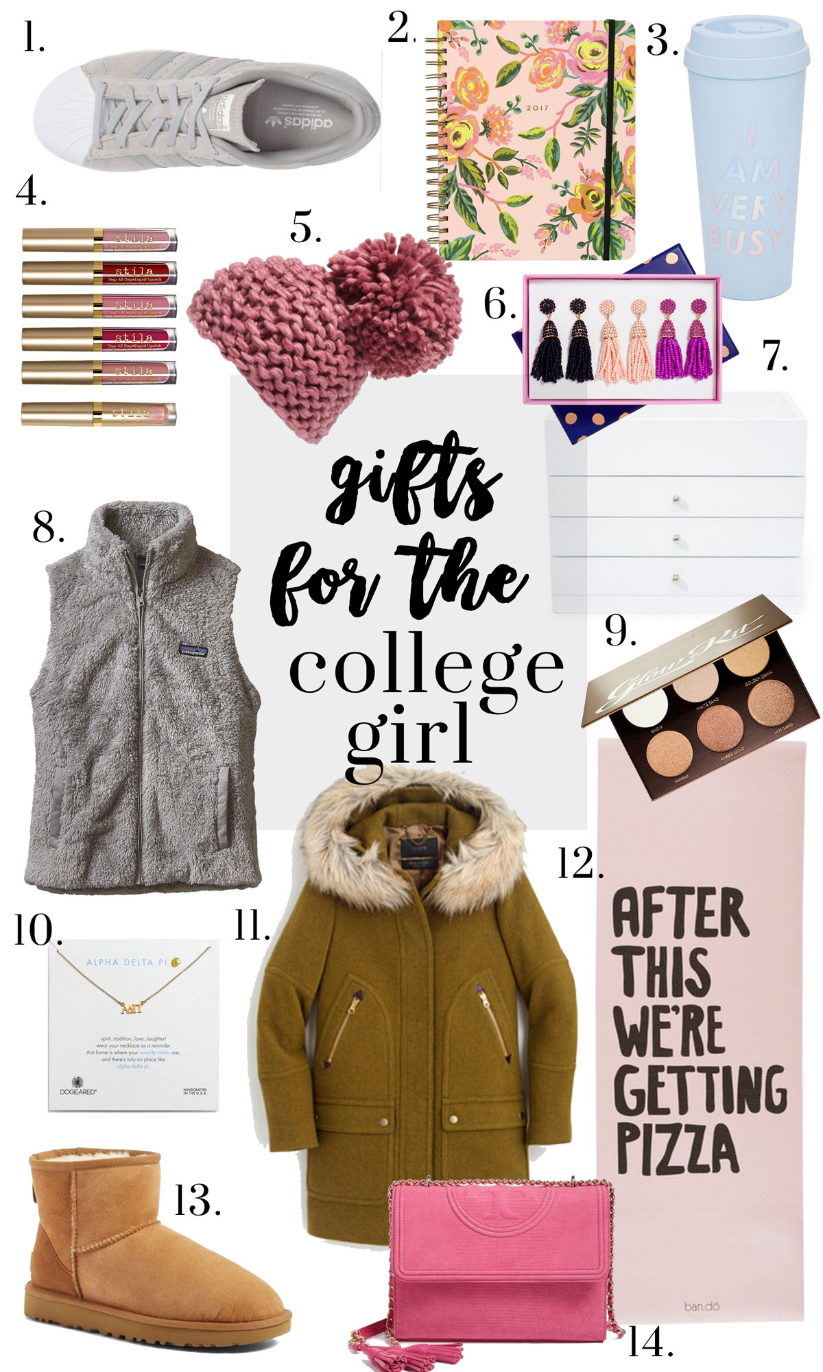 College Girlfriend Gift Ideas
 ts for college girls Glitter & Gingham