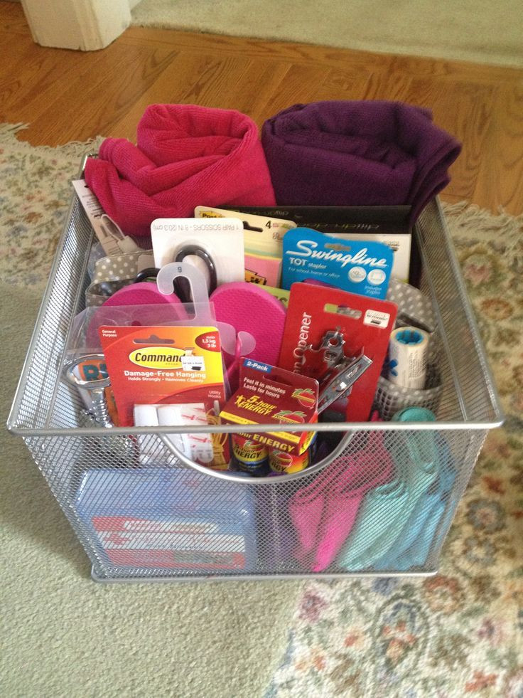 College Girlfriend Gift Ideas
 DIY Gift Basket for College Girls