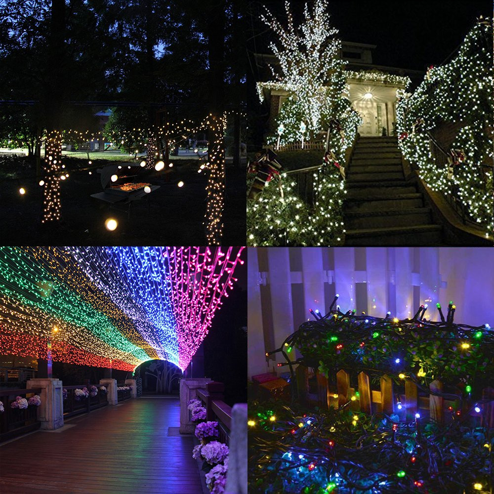 Color Landscape Lights
 Outdoor Multi Color 100 LED Fairy String Light Xmas Party