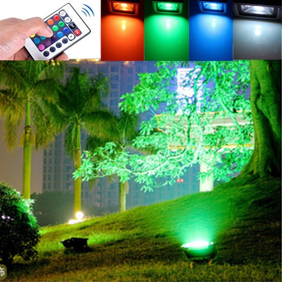 Color Landscape Lights
 10W Outdoor garden light waterproof RGB color changing