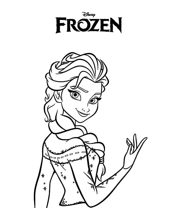 Coloring Pages For Kids Elsa
 Free Printable Elsa Coloring Pages for Kids Best