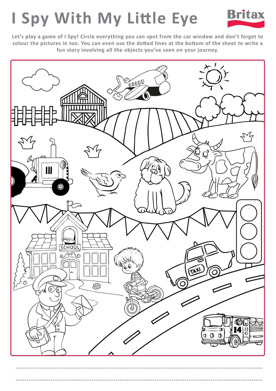 Coloring Pages For Kids Games
 Printable Activity Sheets for Kids