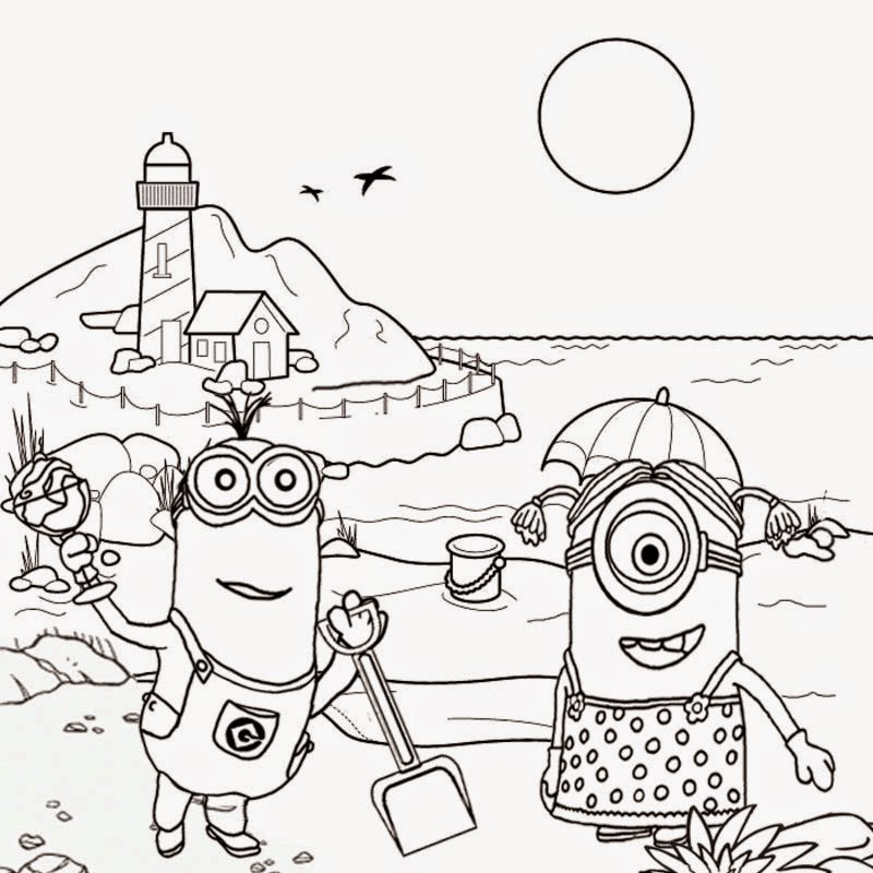 Coloring Pages For Kids Minions
 Free Coloring Pages Printable To Color Kids