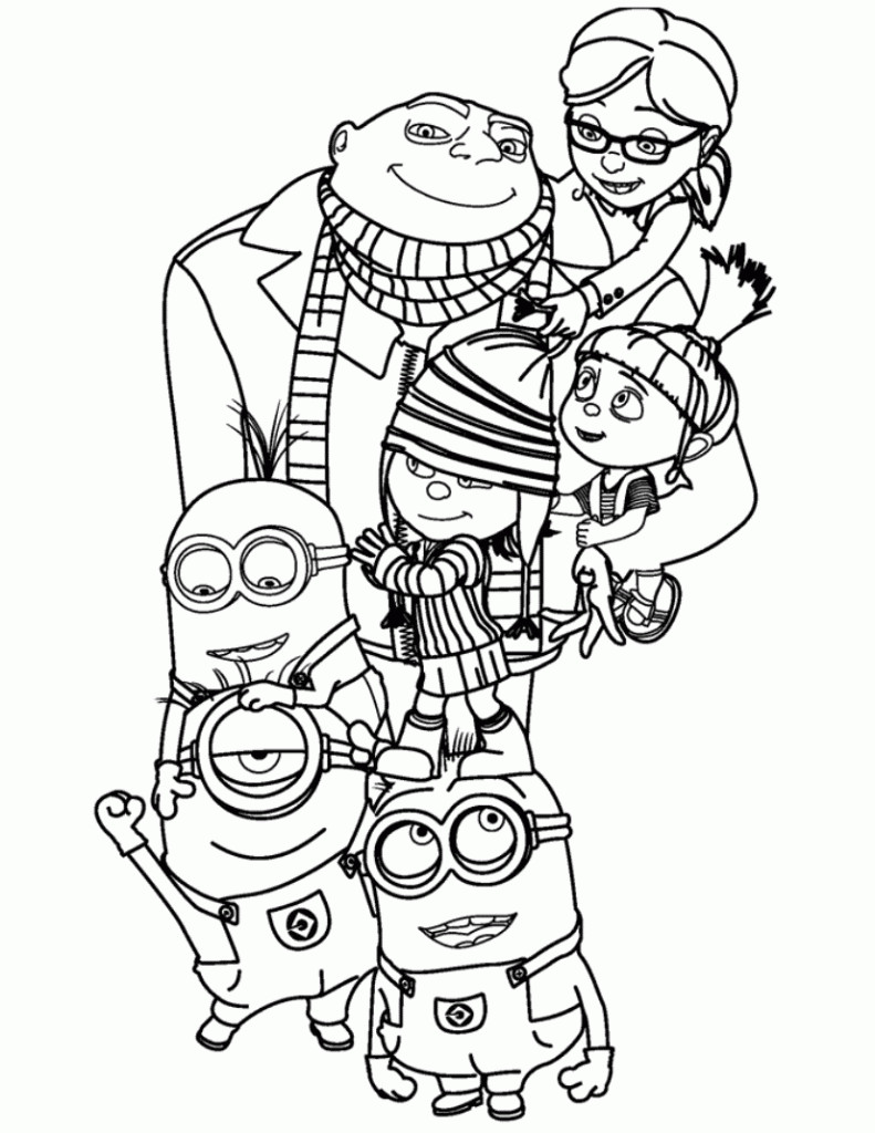 Coloring Pages For Kids Minions
 Minion Coloring Pages Best Coloring Pages For Kids