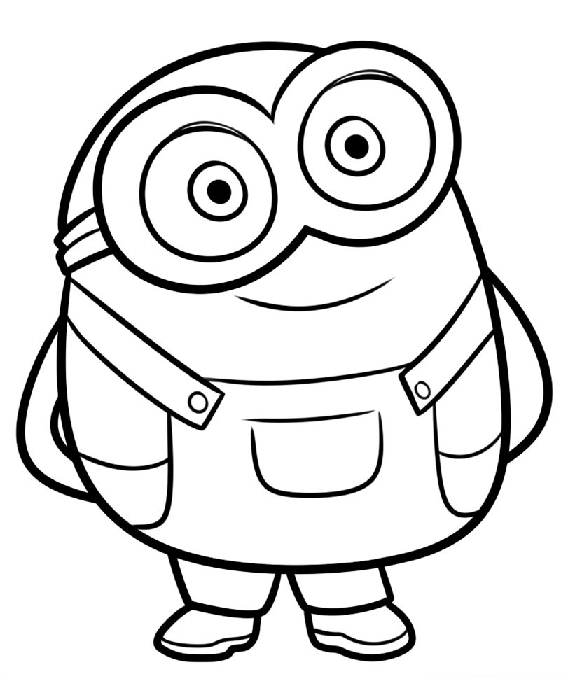 Coloring Pages For Kids Minions
 Minion coloring pages