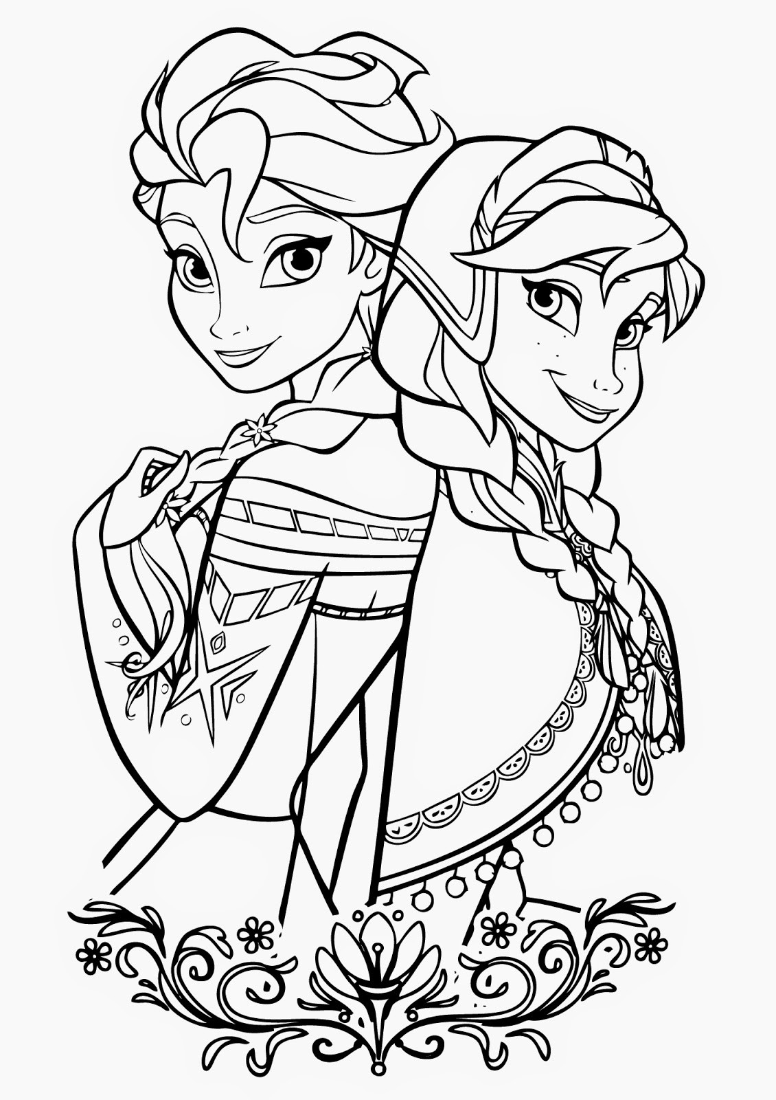 Coloring Pages Printable Disney
 15 Beautiful Disney Frozen Coloring Pages Free Instant