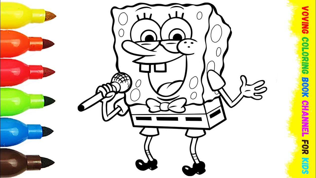 Coloring Pages Toddlers
 How to Color SpongeBob Coloring Pages