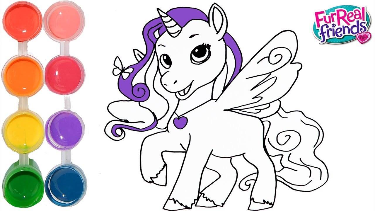 Coloring Pages Toddlers
 How to Draw & Color Unicorn Starlily