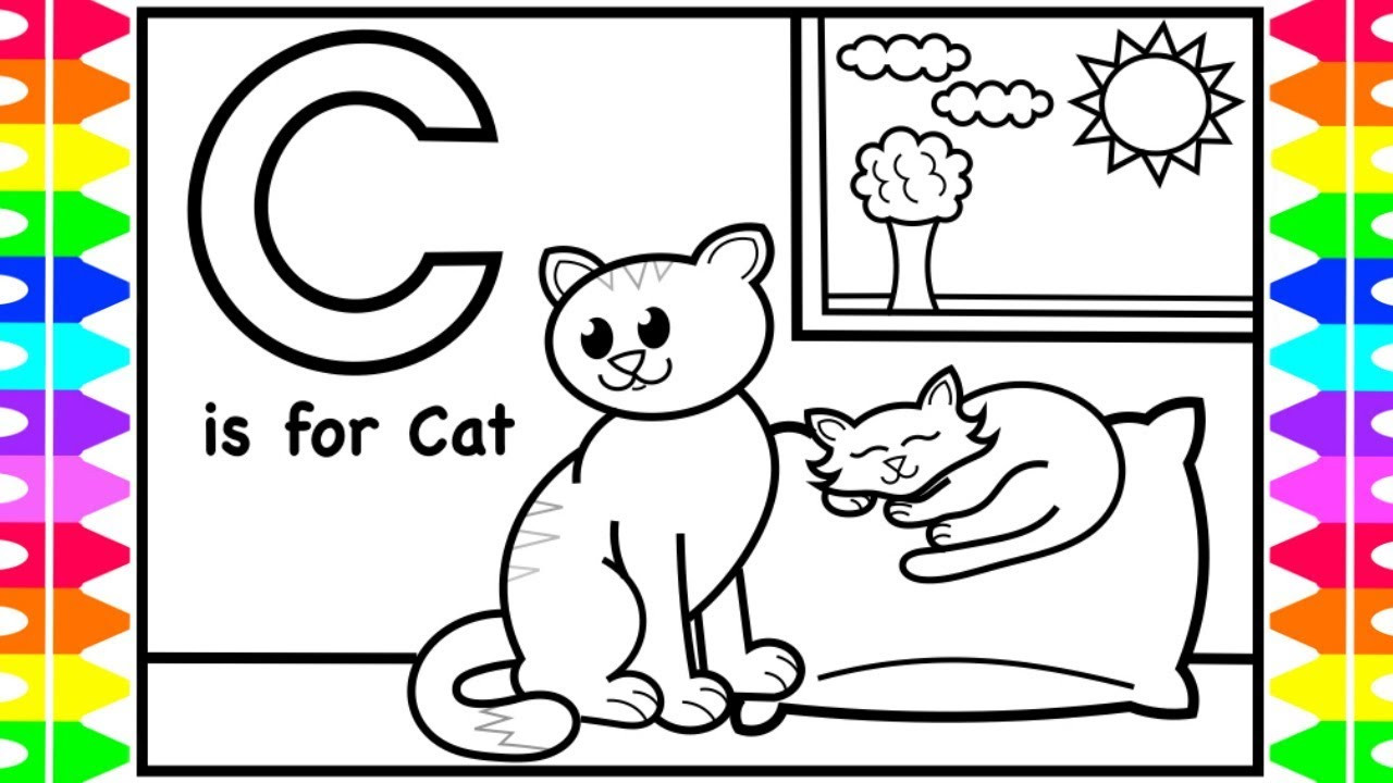 Coloring Pages Toddlers
 ABC Coloring Pages for Kids
