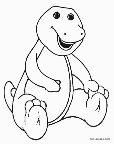 Coloring Pages Toddlers
 Free Printable Barney Coloring Pages For Kids