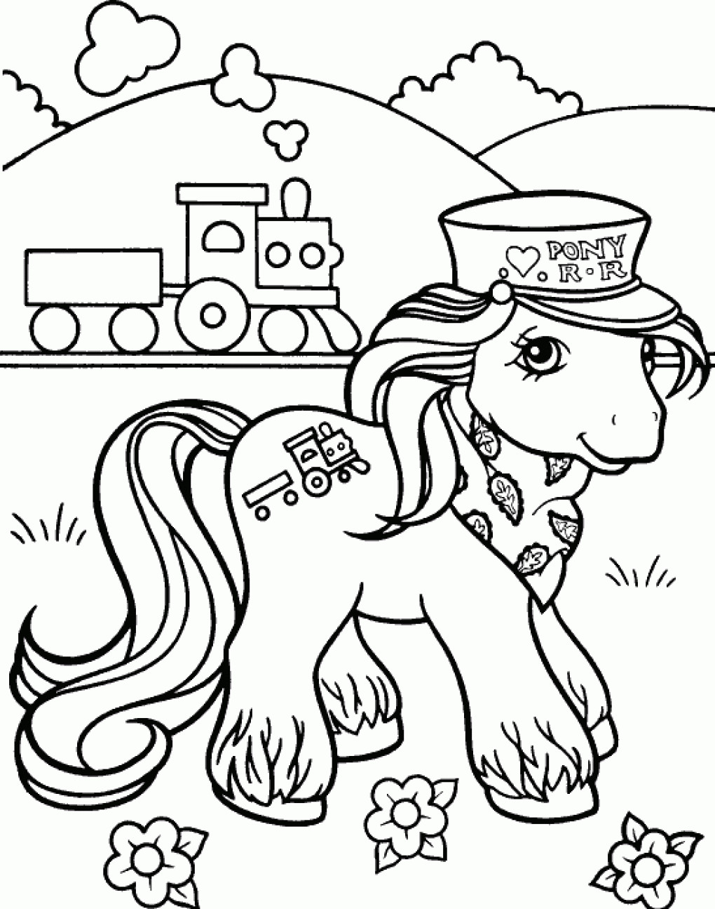 Coloring Sheets For Little Kids
 FUN & LEARN Free worksheets for kid My little pony free