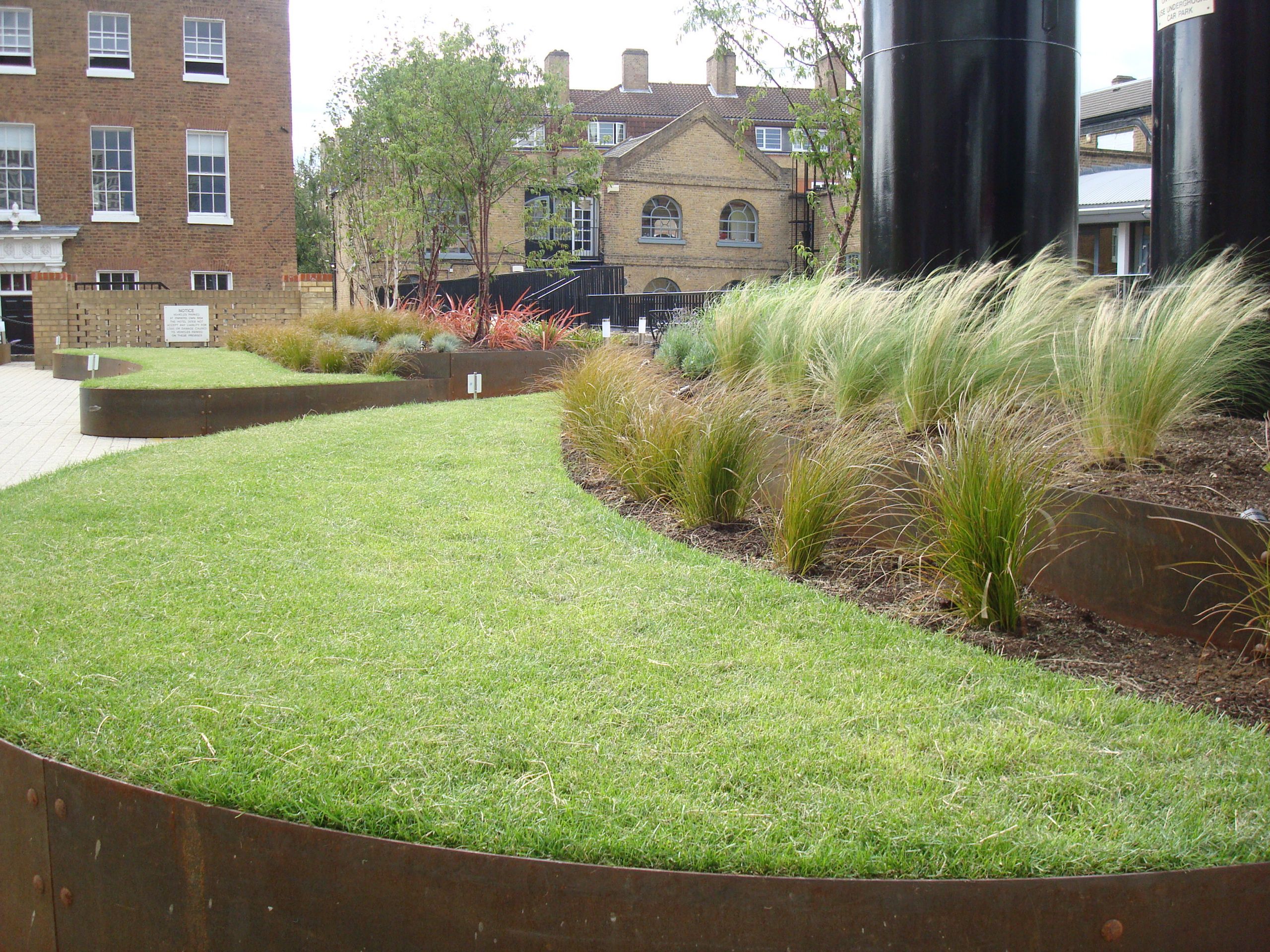 Commercial Grade Steel Landscape Edging
 Outdoors Your Garden Look Awesome With Corten Steel