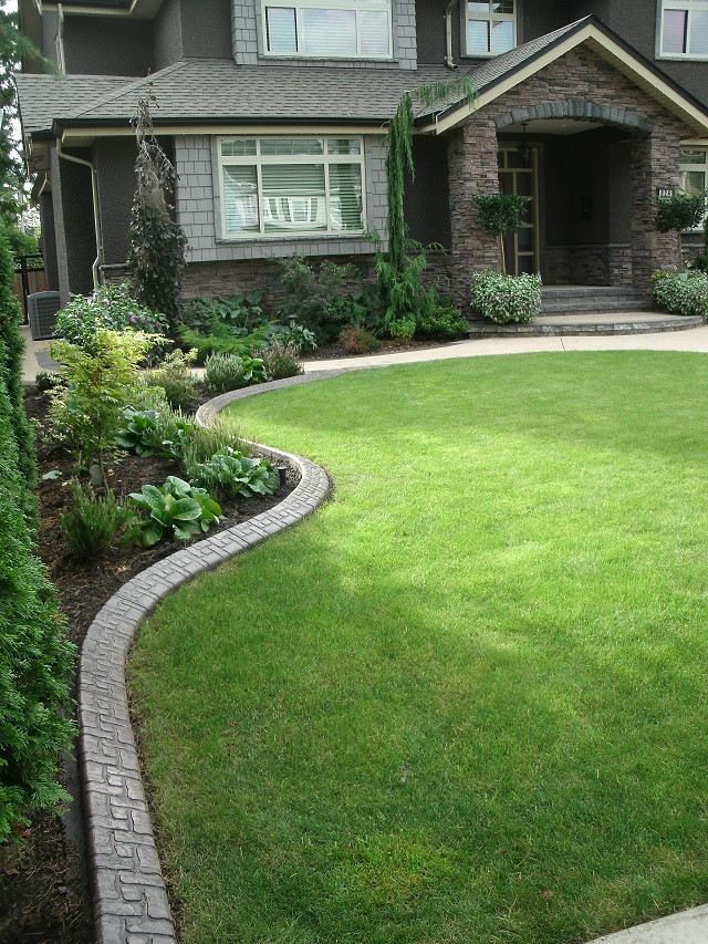 Concrete Landscape Edging
 Improve your home s curb appeal with decorative concrete