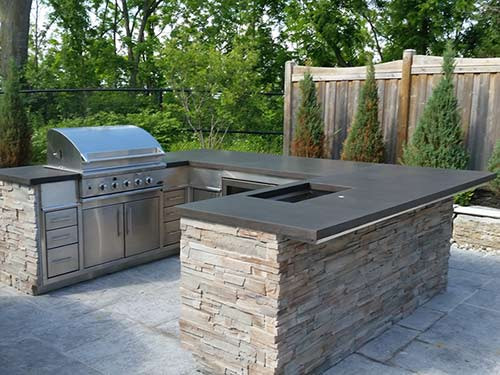 Concrete Outdoor Kitchen
 Outdoor Kitchen Concrete Bar Top Design Surecrete Products