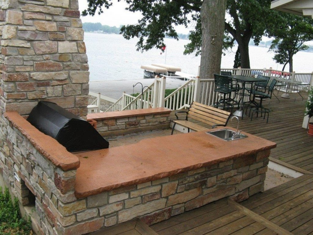 Concrete Outdoor Kitchen
 100 Concrete Countertop Wall panels and Furniture Designs