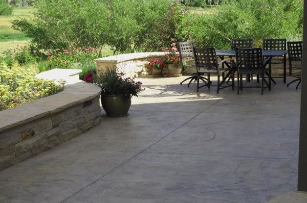 Concrete Patio Landscaping
 Concrete Patio Design Ideas and Cost Landscaping Network